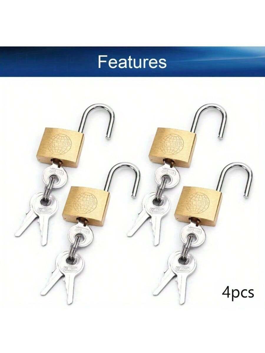 Letter Opener Brass - 2/4 шт. латунный замок, разные ключи,