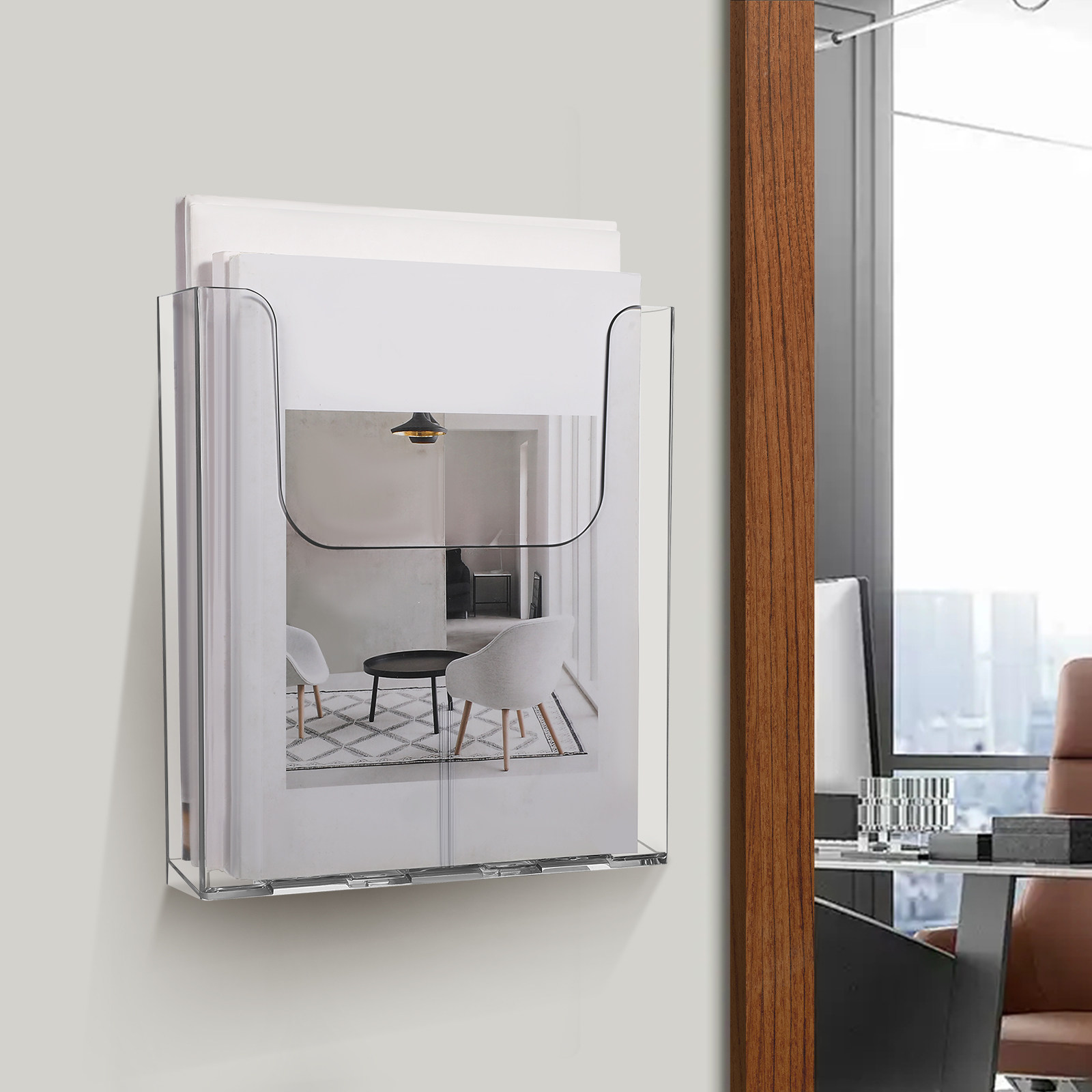 2 шт. настенный органайзер для – обзор и цена Magazine Holder Rack