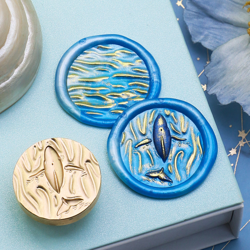 Рельефная серия с водяным цвет – обзор и цена Wax Seal Stamp Set