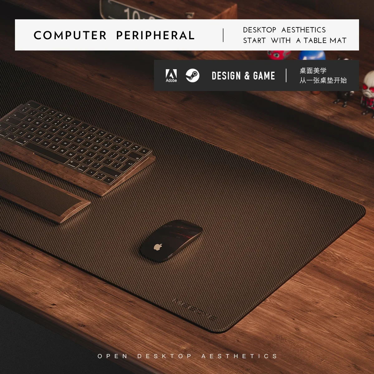 Коврик для мыши из кожи с текс – обзор и цена Leather Desk Pad