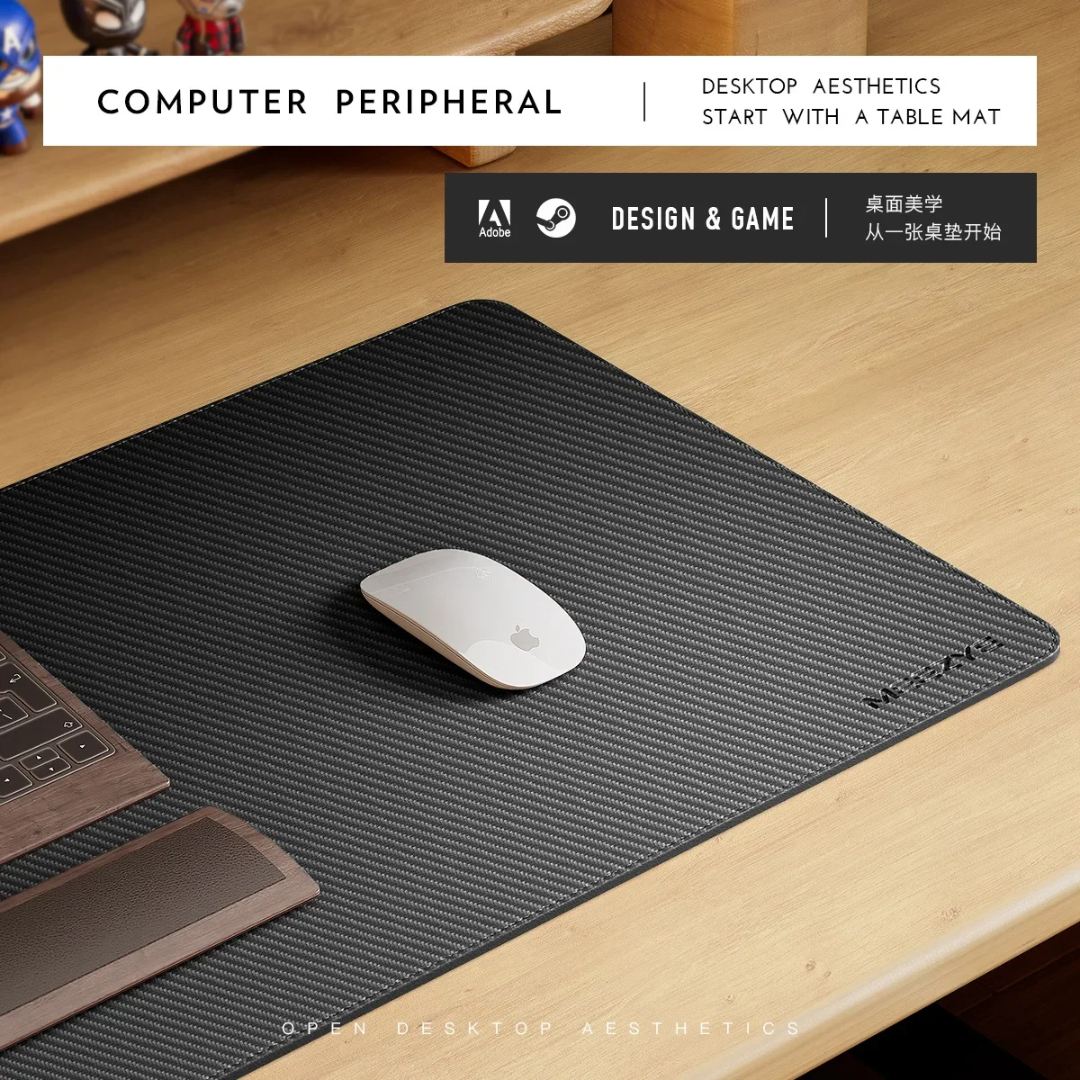 Коврик для мыши из кожи с текс – обзор и цена Leather Desk Pad