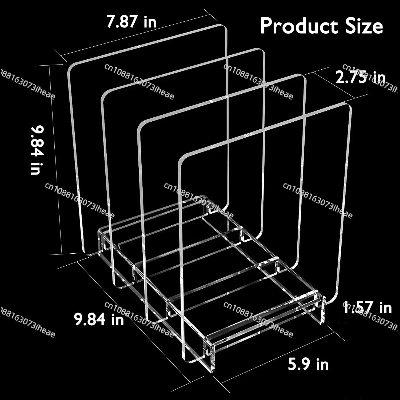 Прозрачный акриловый держатель – обзор и цена Magazine Holder Rack